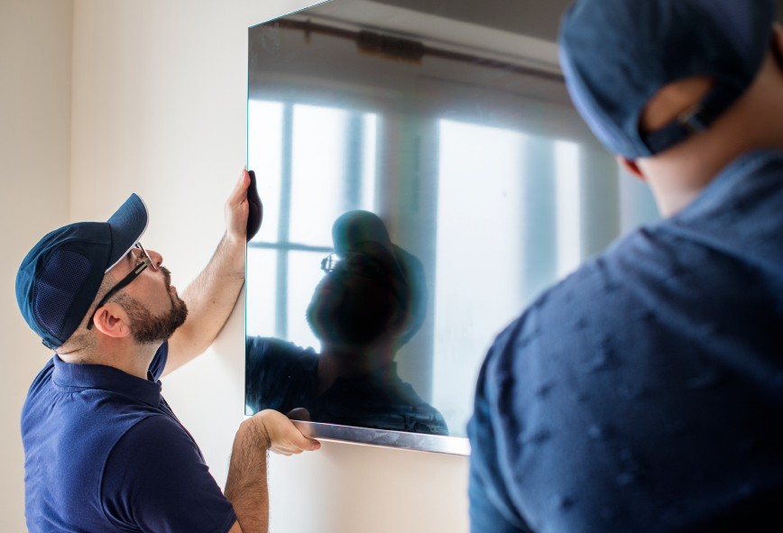 Television installation by Rent-a-Son professionals