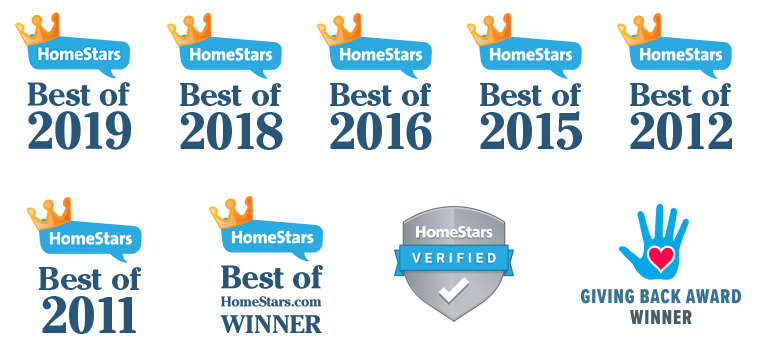 HomeStars rating of Rent-a-Son for different years